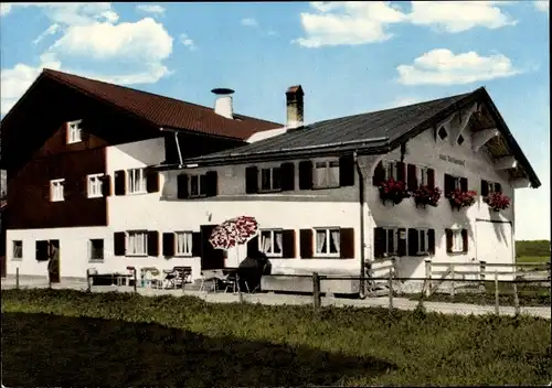 Ak Langenwang Fischen im Allgäu Schwaben, Haus Nebelhornblick, Oberstdorfer Str. 2