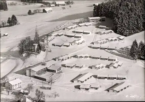 Ak Lindenberg im Allgäu Schwaben, Gesamtansicht, Berliner Feriendorf am Nadenberg