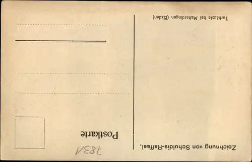 Künstler Ak Schuldis, R., Malterdingen in Baden, Torhäusle