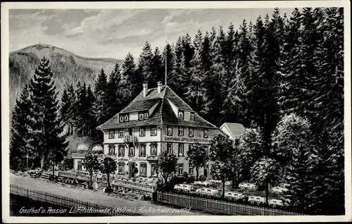 Ak Hinterzarten im Schwarzwald, Gasthof Löffelschmiede