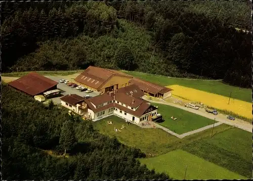 Ak Hammelbach Grasellenbach im Odenwald, Luftbild vom Pony Hotel