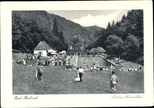 Ak Bad Bertrich an der Mosel Eifel, Diana Strandbad