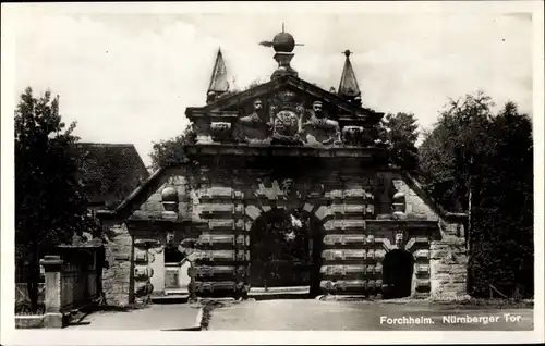 Ak Forchheim in Oberfranken Bayern, Nürnberger Tor