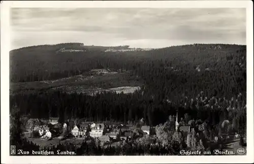 Ak Schierke Wernigerode am Harz, Totalansicht