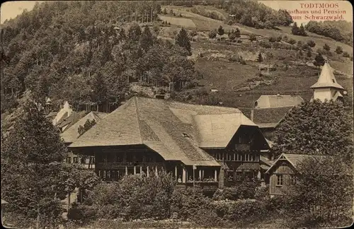 Ak Todtmoos im Hochschwarzwald, Gasthaus und Pension zum Schwarzwald