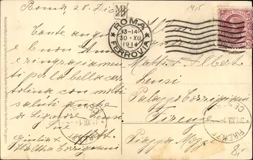 Ak Mädchen mit Korb und Hund auf einer Wiese