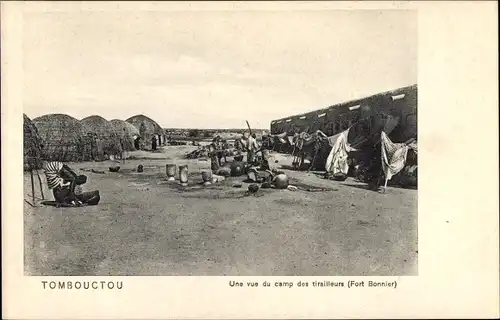 Ak Timbuktu Tombouctou Mali, Une vue du camp des tirailleurs