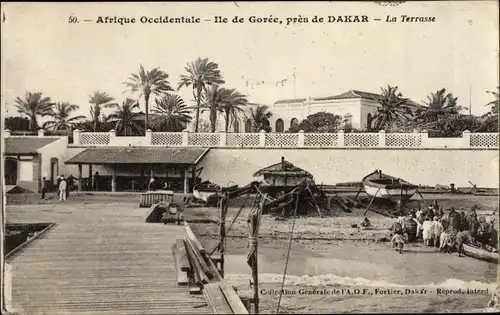 Ak Dakar Senegal, La Terrasse, Strandpartie