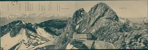 Klapp Ak Kanton Luzern Schweiz, Tomlishorn, Schutzhaus, Matthorn, Wildstrubel, Alpenpanorama