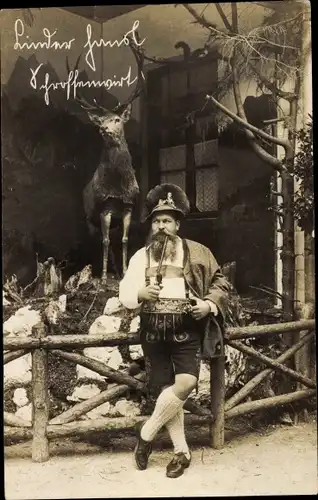 Foto Ak Bad Reichenhall in Oberbayern, Linder Hansl, Schroffenwirt, Tracht