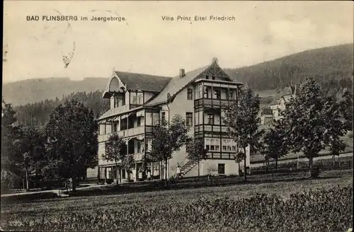 Ak Świeradów Zdrój Bad Flinsberg Schlesien, Villa Prinz Eitel Friedrich