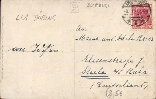 Künstler Ak Döring, Lia, Kinder auf einer Wiese