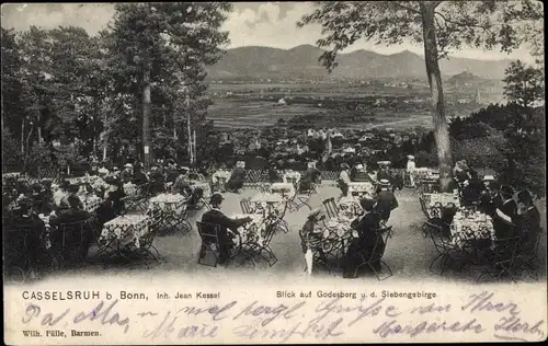 Ak Venusberg Bonn am Rhein, Casselsruhe, Bad Godesberg, Siebengebirge