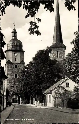 Ak Arnstadt in Thüringen, Am Riedtor