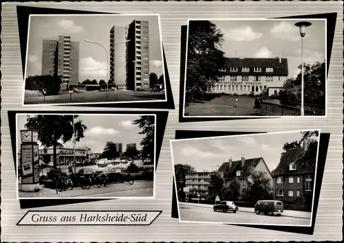 Ak Harksheide Norderstedt Schleswig Holstein, Hochhäuser, Sparkasse, Kaufhalle