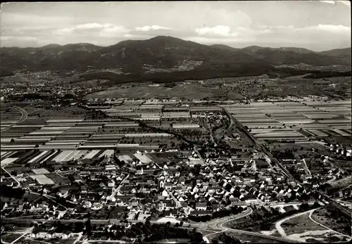 Ak Neuenburg am Rhein Baden, Luftaufnahme