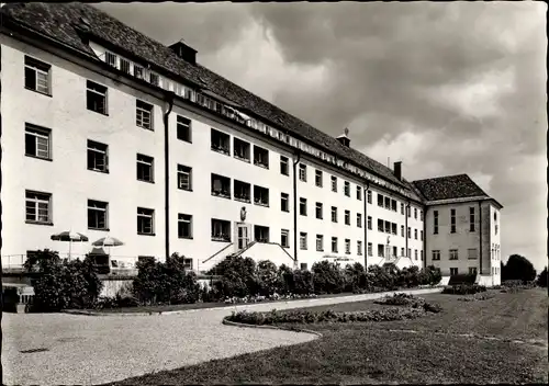 Ak Ried Lindenberg im Allgäu Schwaben, Kurklinik, Klinik für innere Krankheiten, Südseite