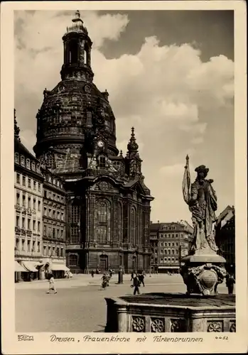 Foto Ak Hahn, Walter, Nr. 4452, Dresden, Türkenbrunnen