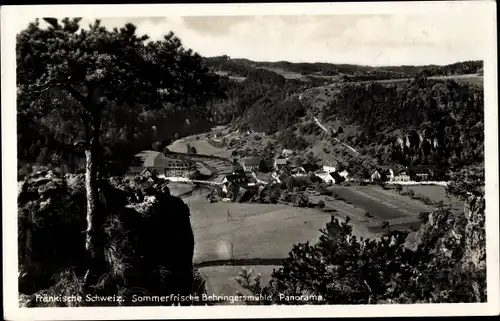 Ak Behringersmühle Gößweinstein in Oberfranken, Panorama