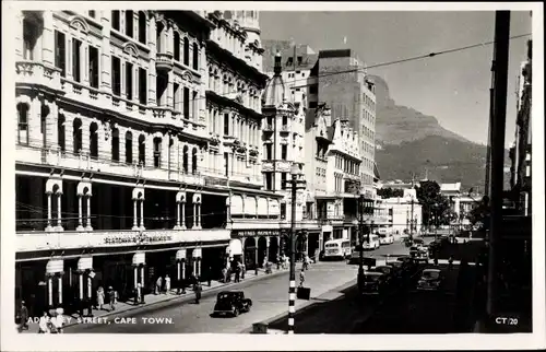 Ak Cape Town Kapstadt Südafrika, Adderley Street