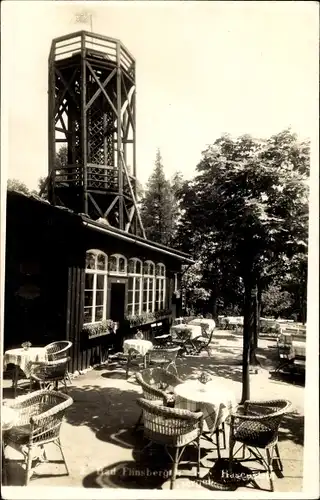 Ak Świeradów Zdrój Bad Flinsberg Schlesien, Restaurant-Terrasse