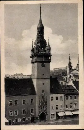 Ak Brno Brünn Südmähren, Altes Rathaus