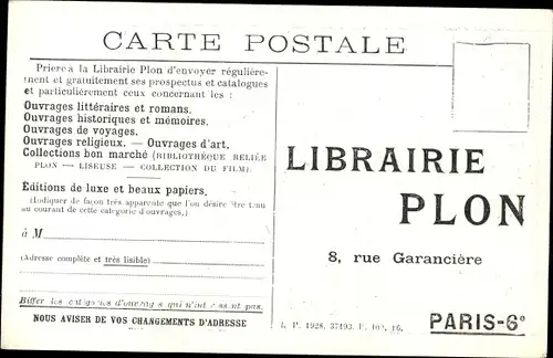 Ak Französischer Schriftsteller Maurice Larrouy, L'Esclave Triomphante