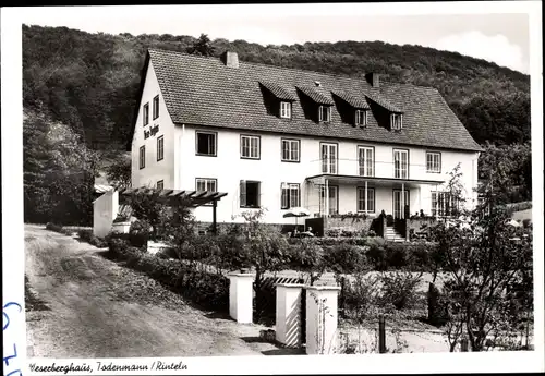 Ak Todenmann Rinteln in Niedersachsen, Weserberghaus