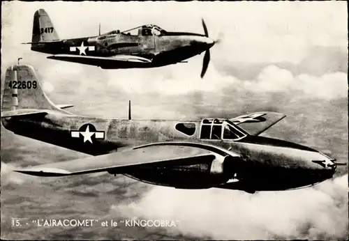 Ak L'Airacomet P 59 A et le Kingcobra, Amerikanische Kampfflugzeuge in der Luft