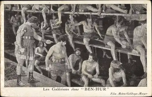 Ak Filmszene Ben Hur, Les Galériens