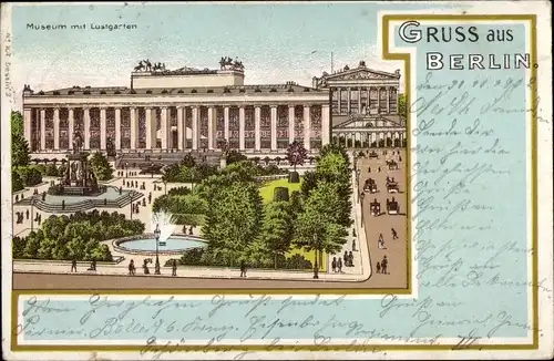 Litho Berlin Mitte, Lustgarten, Museum