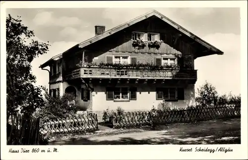 Ak Scheidegg im Allgäu Schwaben, Haus Dürr, Blasenbergstraße 91