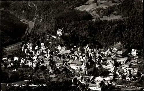 Ak Gößweinstein in Oberfranken, Fliegeraufnahme