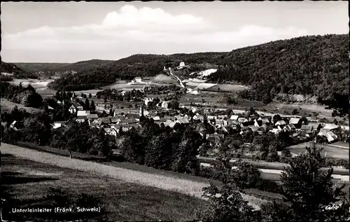 Ak Unterleinleiter in der fränkischen Schweiz, Panorama