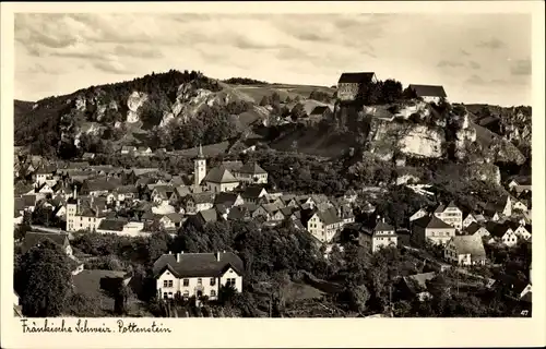 Ak Pottenstein in Oberfranken, Totalansicht