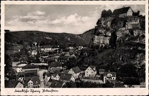 Ak Pottenstein in Oberfranken, Gesamtansicht