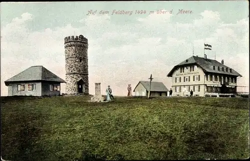 Ak Feldberg im Schwarzwald, Gasthaus zum Feldbergturm