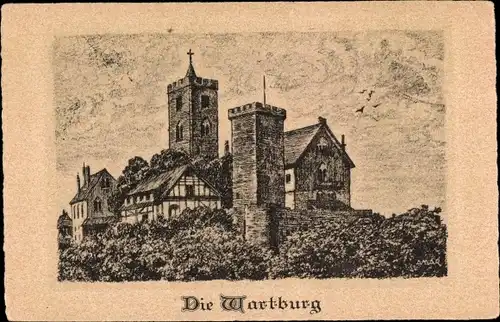 Ak Lutherstadt Eisenach in Thüringen, Wartburg