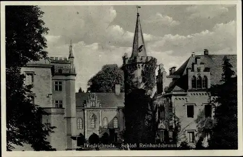 Ak Friedrichroda im Thüringer Wald, Schloss Reinhardsbrunn