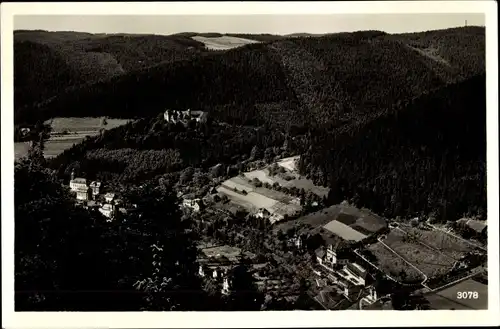 Ak Leutenberg in Thüringen, Blick von der Wachhütte