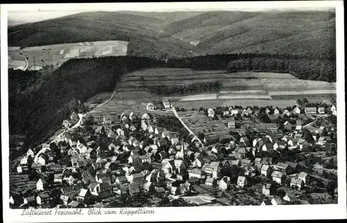 Ak Freienohl Meschede im Sauerland, Blick vom Küppelturm auf den Ort