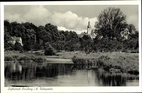 Ak Arnsberg im Sauerland Westfalen, Ruhrpartie