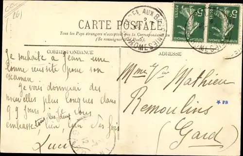 Ak Mirabel aux Baronnies Drôme, Vue générale, Midi