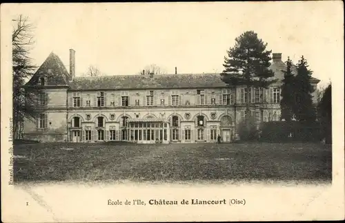 Ak Liancourt Oise, Le Chateau