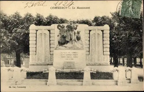 Ak Commercy Lothringen Meuse, Le Monument