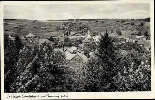 Ak Schmiedefeld am Rennsteig Suhl Thüringen, Panorama