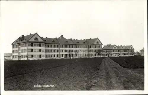 Foto Ak Dašice Region Pardubice, Kasarna, Kaserne