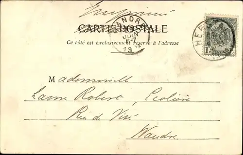 Ak Pierrot père de famille