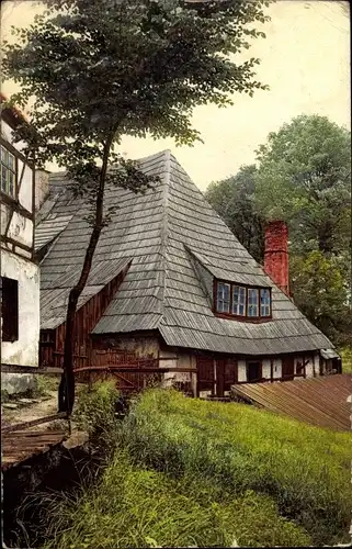 Ak Frohnau Annaberg Buchholz Erzgebirge, Frohnauer Hammer, Photochromie, Nenke und Ostermaier