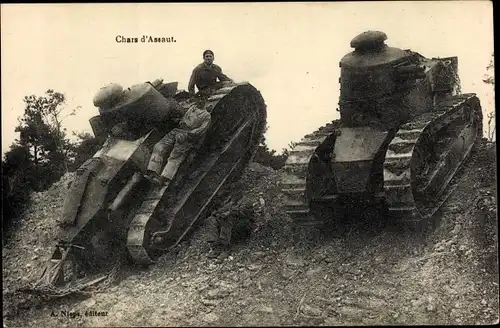 Ak Chars d'Assaut, Französische Panzer